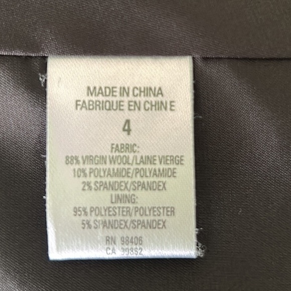 Theory Jaimie Charcoal Gray Pinstripe Fitted Blazer - 4 - Picture 12 of 13